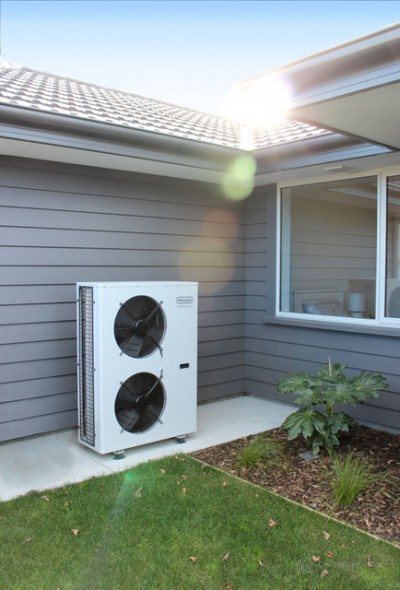 Air to Water Heat Pump Outside