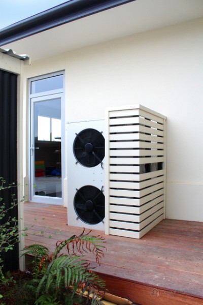 Air to Water Heat Pump with Fence