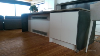 DeLonghi Fancoil Installed Kitchen Bench