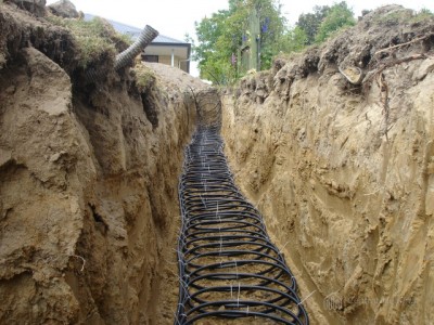 Geothermal Horizontal Slinky