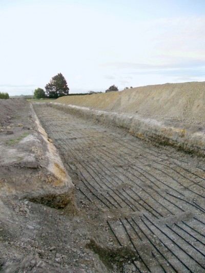 Horizontal Geothermal Pipe