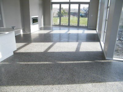 Polished concrete with Underfloor Heating