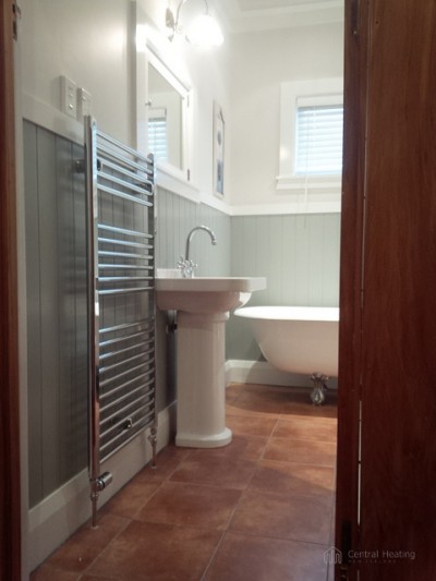 Installed Richmond Linea Towel Rail