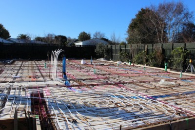 Underfloor Installation in Progress