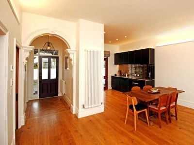 Radiator in the dining room