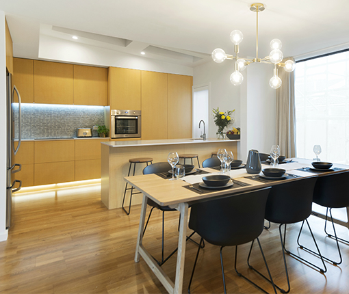 Underfloor Kitchen and Dining