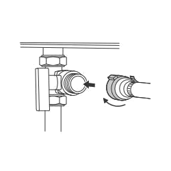 topping up attach hose